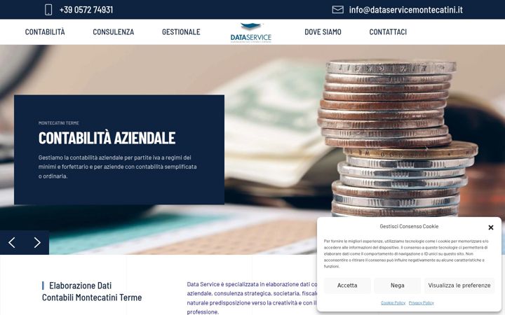 Screenshot von dataservicemontecatini.it