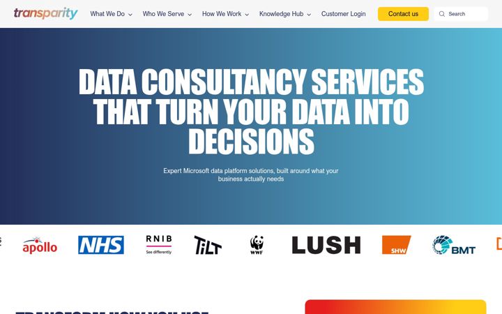 Screenshot of datashapa.com