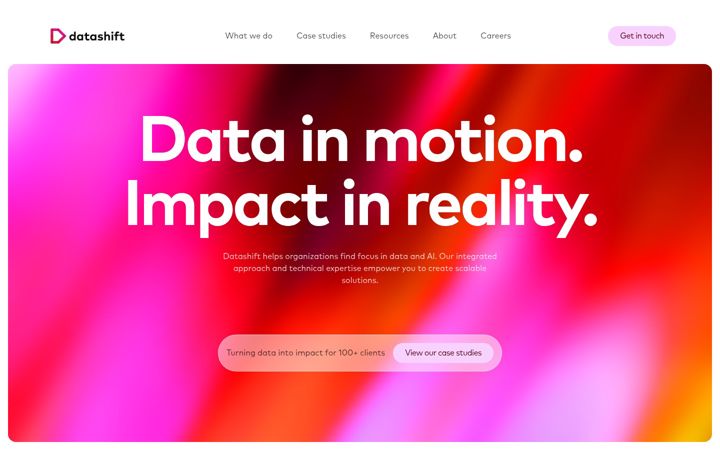 Zrzut ekranu datashift.eu