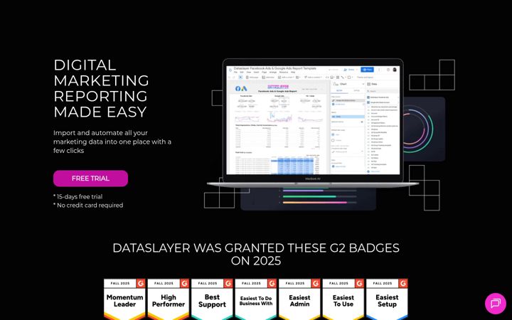 Zrzut ekranu dataslayer.ai