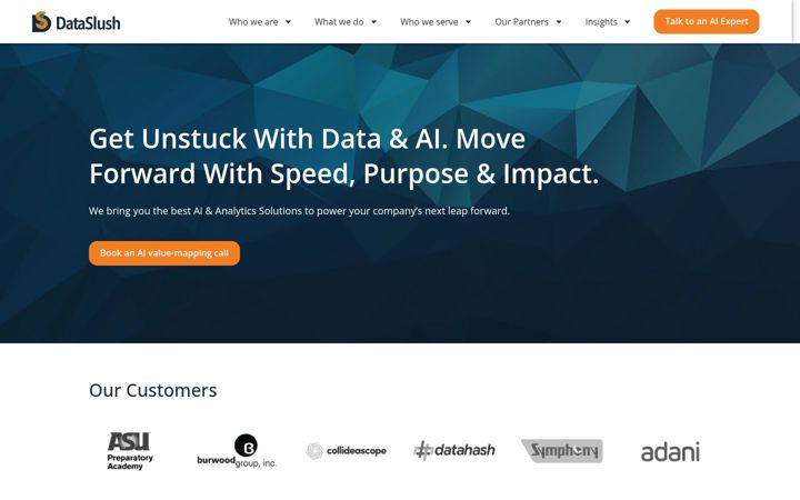 Screenshot of dataslush.com