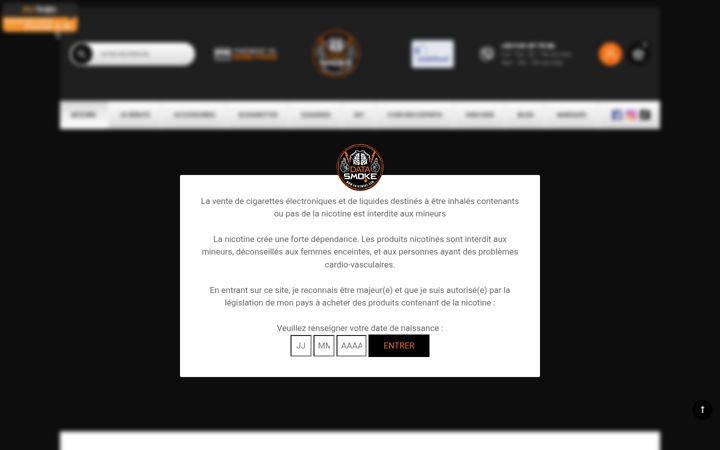 Screenshot of datasmoke.com