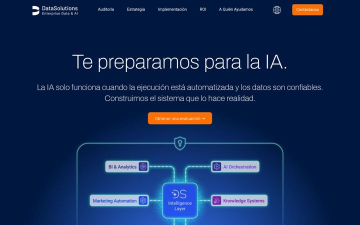 Capture d'écran de datasolutions.co