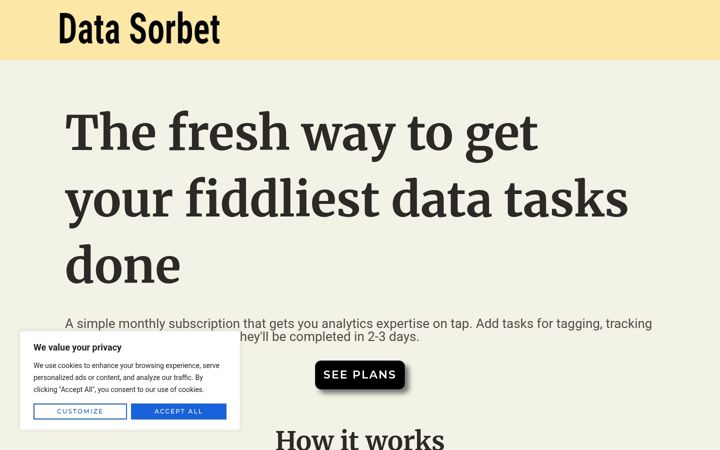 Screenshot of datasorbet.com