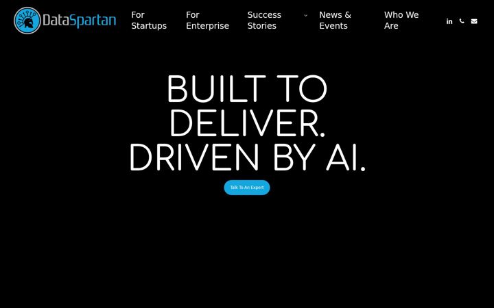 Screenshot of dataspartan.com