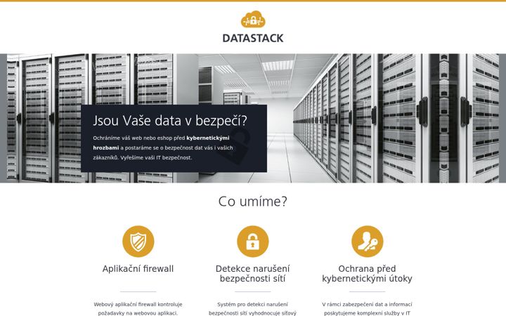 Screenshot von datastack.cz