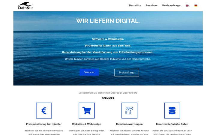 Zrzut ekranu datasurf.eu