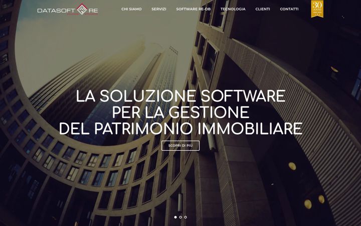 Screenshot of datasw.it