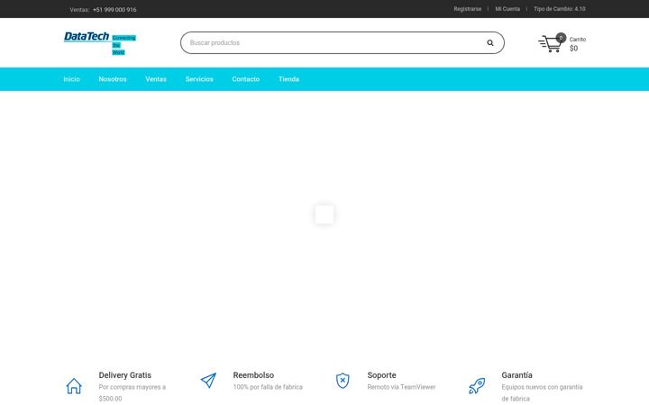 Screenshot of datatechsac.com
