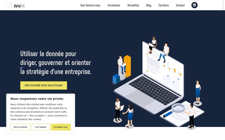 Zrzut ekranu datatilt.fr