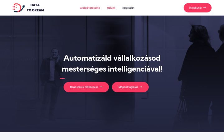 Zrzut ekranu datatodream.hu