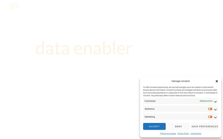Екранна снимка на datatons.io