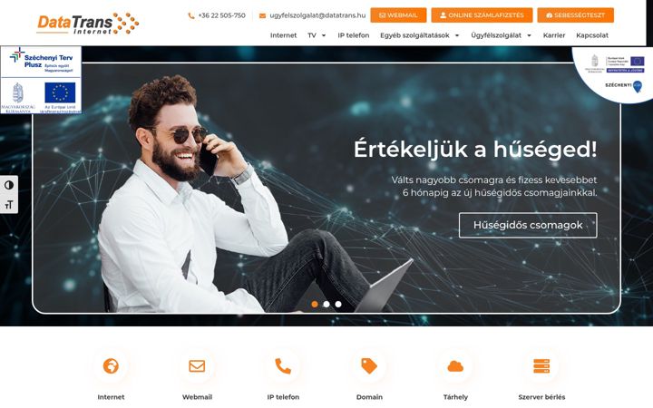 Képernyőkép: datatrans.hu