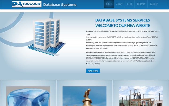 Snímek obrazovky datavar.co.za