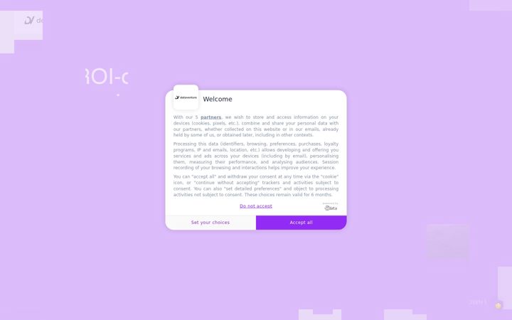 Screenshot of dataventure.com