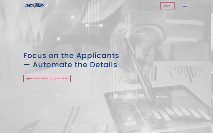 Screenshot of dataverify.com