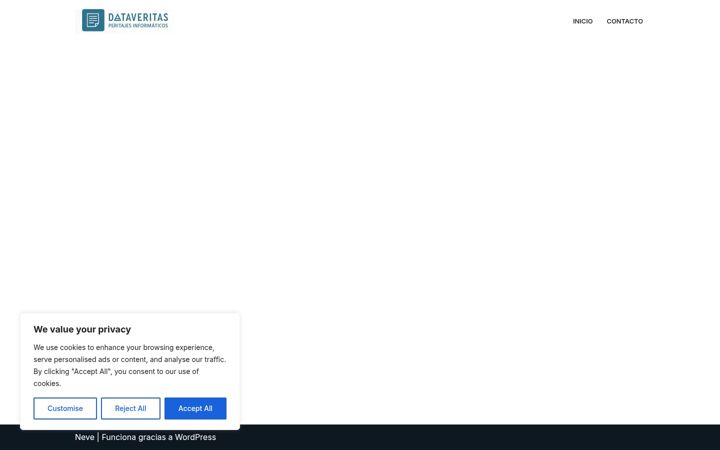 Screenshot ta' dataveritas.es