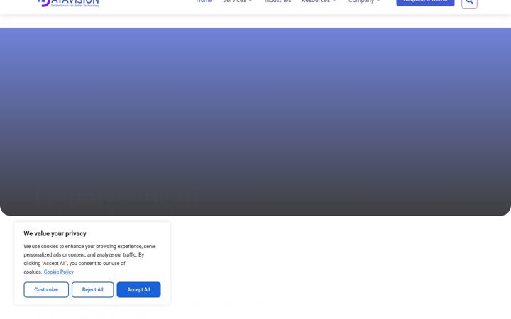 Screenshot of datavision.com.pk