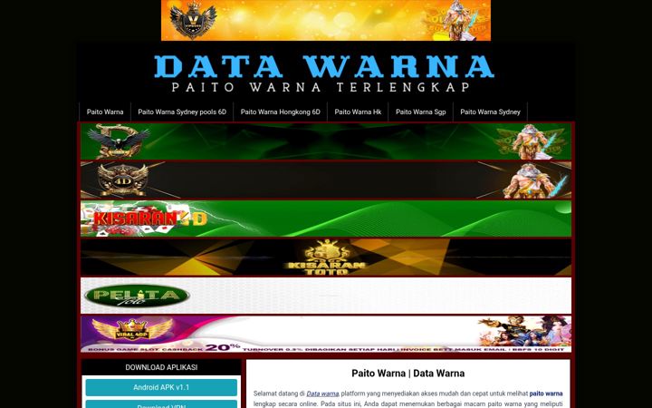 Screenshot of datawarna2.com