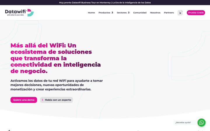Screenshot von datawifi.co