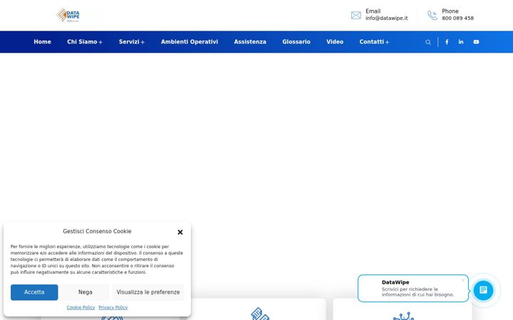 Screenshot of datawipe.it