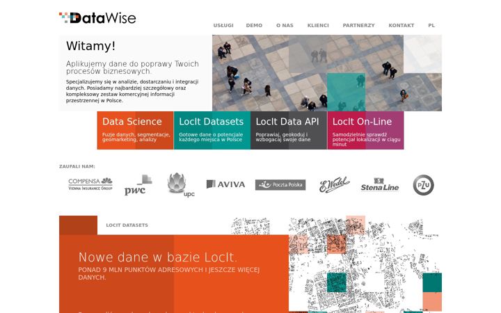 Screenshot of datawise.pl