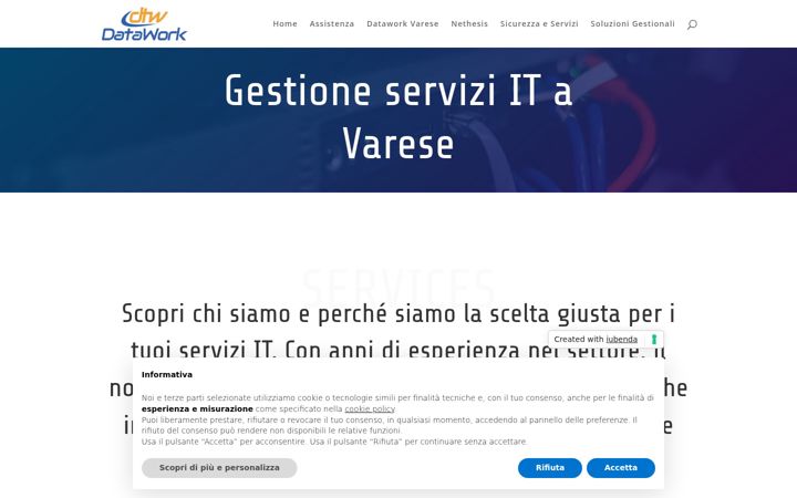 Screenshot of datawork.it