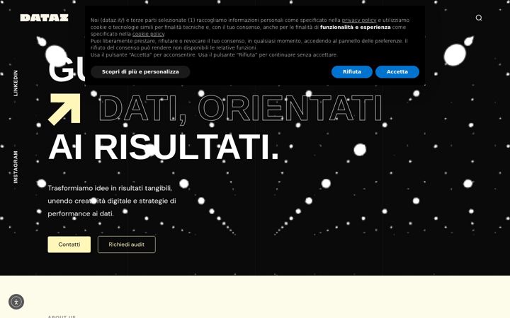 Screenshot of dataz.it