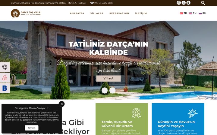 Screenshot of datcatasvilla.com