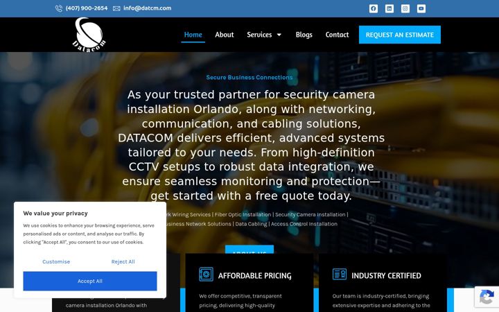 Screenshot of datcm.com