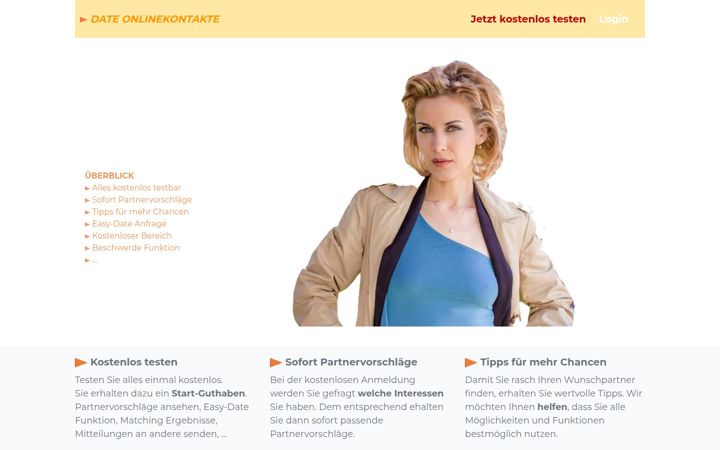 Screenshot of date-onlinekontakte.com