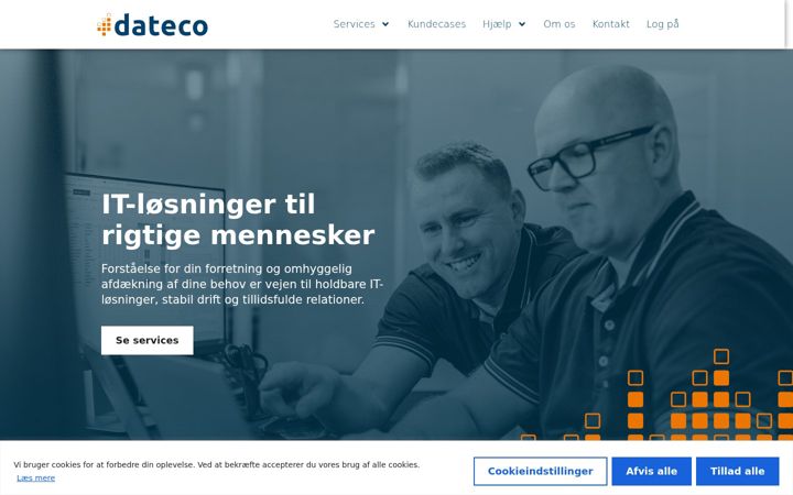 Screenshot of dateco.dk