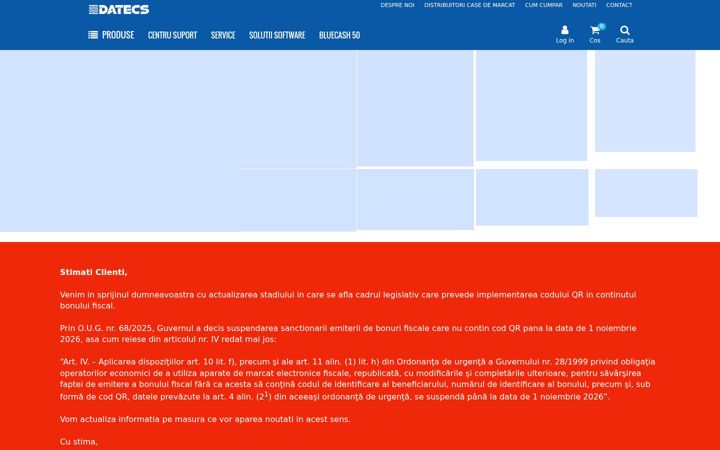 Képernyőkép: datecs.ro