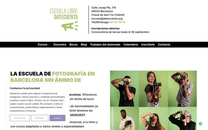 Screenshot of datecuenta.org
