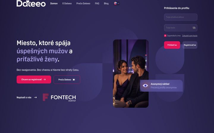 Screenshot of dateeo.com