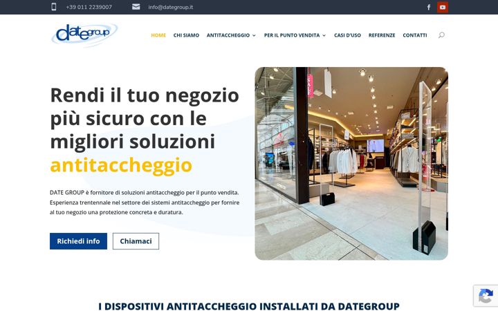 Screenshot of dategroup-antitaccheggio.com