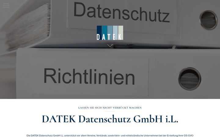 Screenshot of datek-datenschutz.de