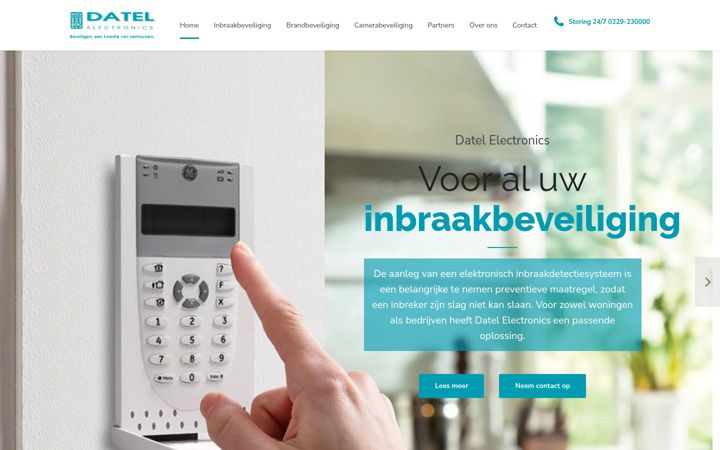 Snímek obrazovky datel.nl