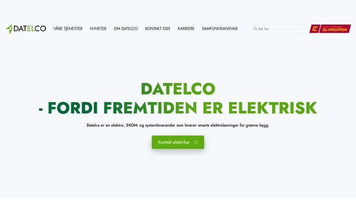 Screenshot of datelco.no