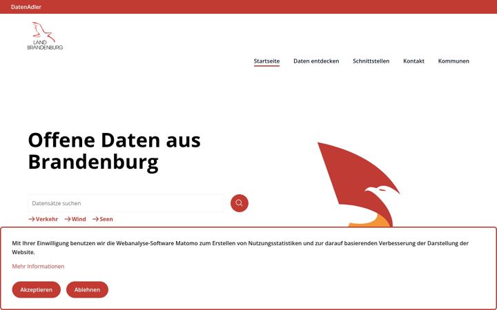 Screenshot of daten-brandenburg.de