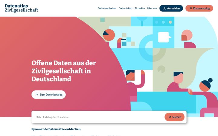 Screenshot of datenatlas-zivilgesellschaft.de