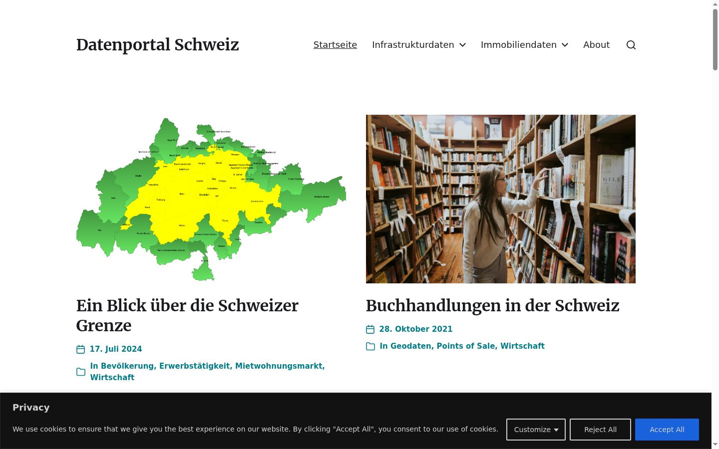 Screenshot van de toestemmingsbanner zoals getoond vóór enige interactie