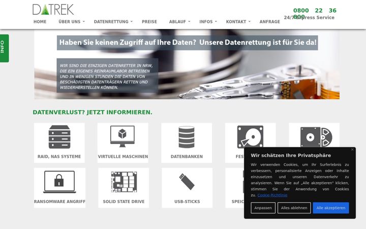 Screenshot of datenretter-koeln.de