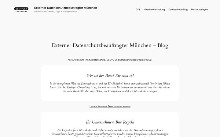 Screenshot of datenschutz-boss.de