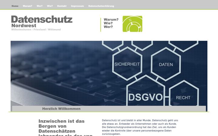 Screenshot of datenschutz-nordwest.net
