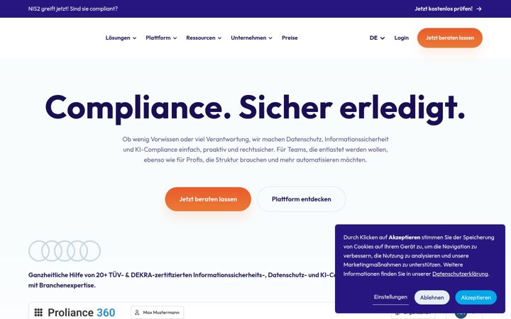 Screenshot of datenschutzexperte.de