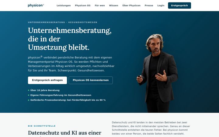 Screenshot of datenschutzheld.ch