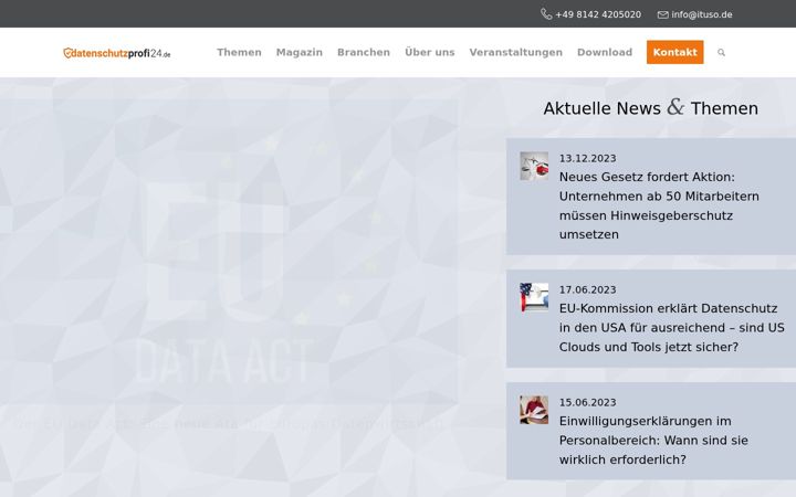 Screenshot of datenschutzprofi24.de