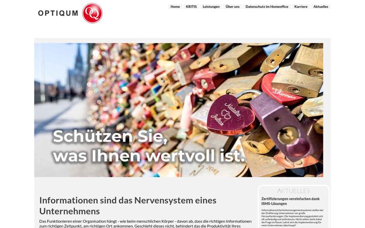 Screenshot of datenschutzsysteme.com