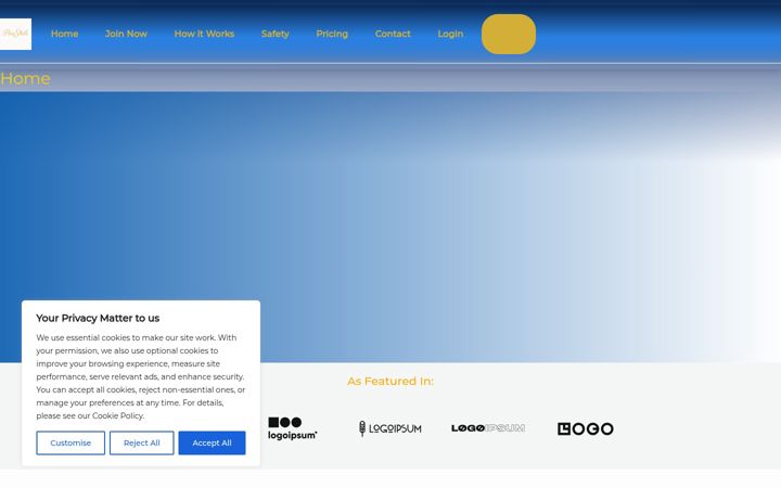 Screenshot of datepuresouls.co.uk